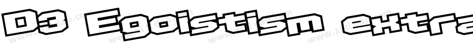 D3 Egoistism extra字体转换